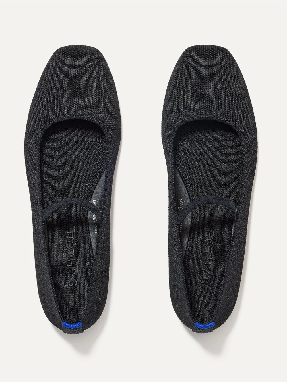 Rothy's Black Mary Jane’s with Square Toe (LIKE NEW)